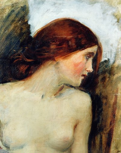 Studie für den Kopf von Echo, um 1903 von John William Waterhouse