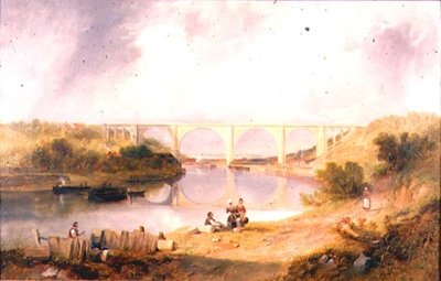 Victoria-Brücke über den Fluss Wear von John Wilson Carmichael