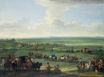 Georg I. in Newmarket, 4. oder 5. Oktober 1717 von John Wootton