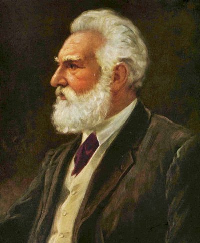 Porträt von Alexander Graham Bell, ca. 1920 von John Wycliffe Lowes Forster