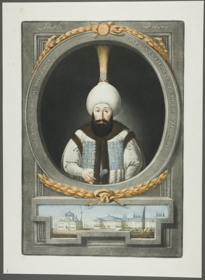 Abdul Hamid Khan, aus Porträts der Kaiser der Türkei von John Young