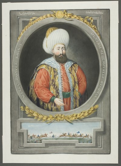 Bajazet Kahn I, aus Porträts der Kaiser der Türkei von John Young