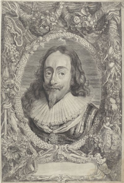 Porträt von Karl I., König von England von Jonas Suyderhoef