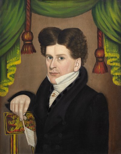 Mann mit einem Stift von Jonas Welch Holman