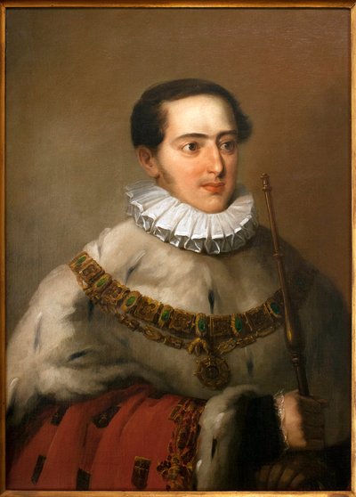 Porträt von Don Miguel I (Michael I von Portugal) von João Baptista Ribeiro