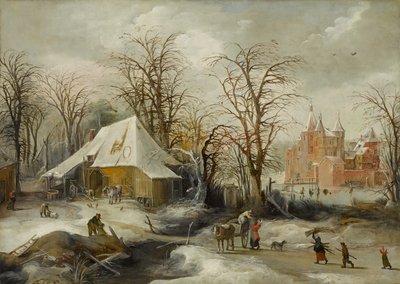 Winterlandschaft von Joos or Josse de The Younger Momper