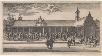 Ansicht der Börse in Rotterdam von Joost van Geel