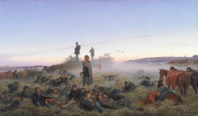 Der Morgen nach der Schlacht von Isted, 25. Juli 1850 von Jorgen Valentin Sonne