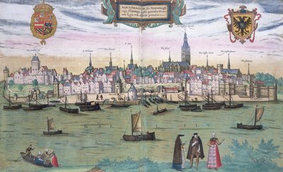 Karte von Nijmegen, aus 