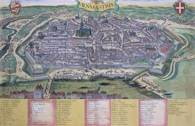 Karte von Wien, aus 
