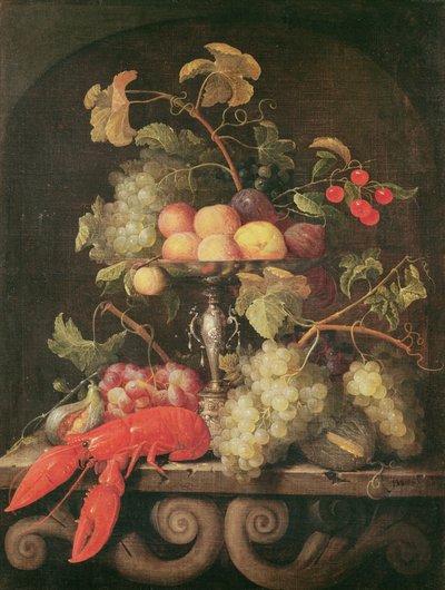 Stillleben mit Hummer von Joris van Son