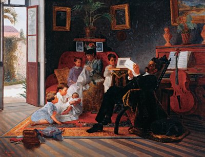 Szene der Familie von Adolfo Pinto von José Ferraz de Almeida Júnior