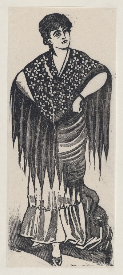 Ein Zigeuner, ca. 1880-1910 von José Guadalupe Posada