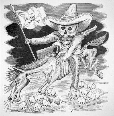 Calavera Zapatista, ca. 1910 von José Guadalupe Posada