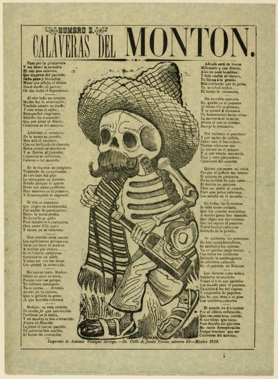 Calavera der Massen, Nr. 2 von José Guadalupe Posada