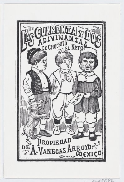Zweiundvierzig Vermutungen, ca. 1900-1910 von José Guadalupe Posada