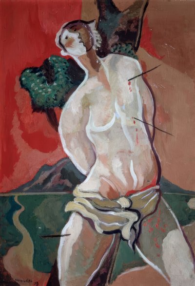 Heiliger Sebastian Jahr von José Moreno Villa