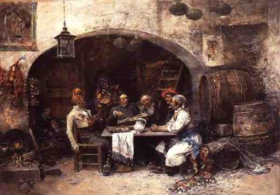 Ein aufmerksames Publikum von Jose Benlliure y Gil