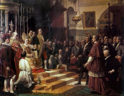 Der Eid der Cortes von Cádiz im Jahr 1810 von Jose Casado del Alisal