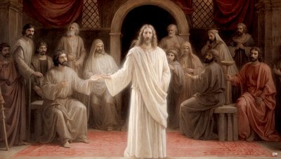 Jesus erscheint den Jüngern von Josef Johann Michel