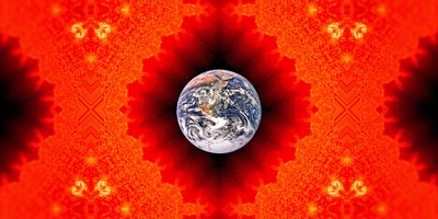 Sonne: Blick auf die Erde von der Sonne 1 von Josef Johann Michel