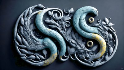 Feng Shui Konzept von Yin und Yang _01 von Josef Johann Michel