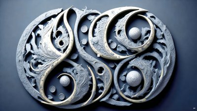 Feng Shui Konzept von Yin und Yang _03 von Josef Johann Michel