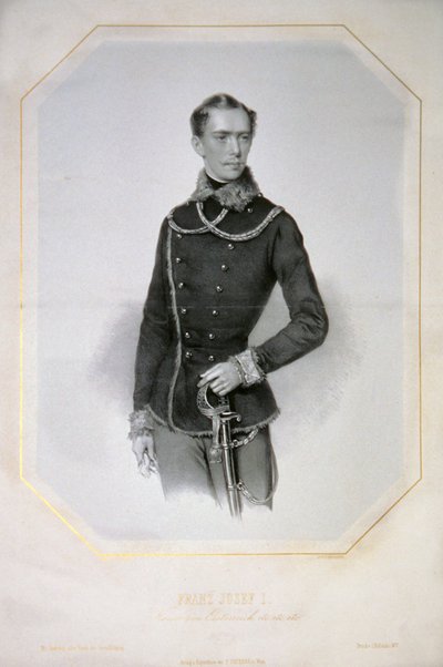 Franz Josef I. s. a. Litho von Josef Kriehuber