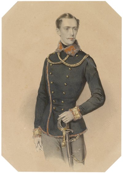Franz Joseph in ungarischer Adjustierung um 1855 von Josef Kriehuber