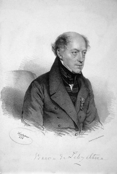 Franz Lebzeltern Lithografie von Josef Kriehuber