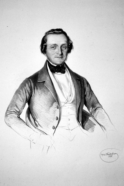 Friedrich Grimschitz Litho von Josef Kriehuber