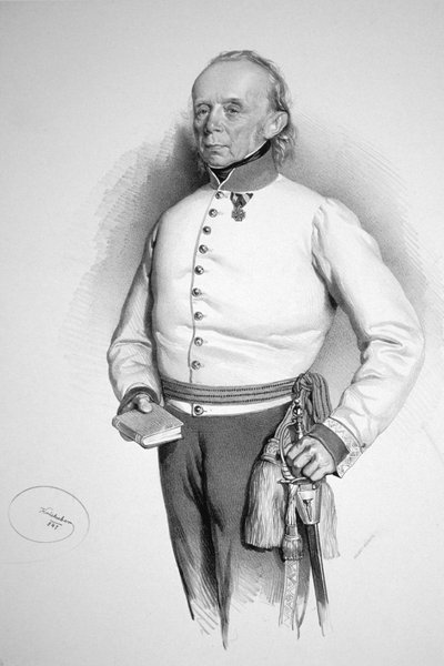 Friedrich Hochenegg Litho von Josef Kriehuber