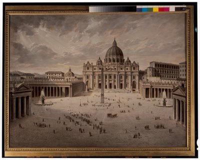 Petersplatz & Blick auf das Forum in Rom von Josef Langl