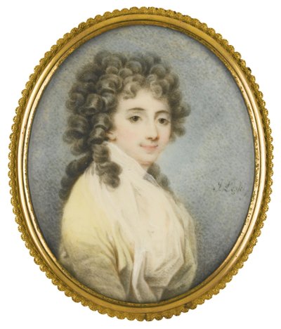 Porträt der Gräfin Zofia Potocka-Witt 1760-1822, zweite Hälfte des 18. Jahrhunderts von Josef Leski