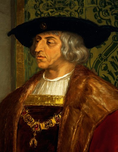 Porträt von Maximilian I. von Österreich von Josef and Mayrhofer Friedrich Kiss