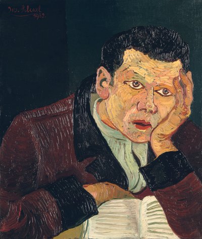 Der Literat (Oskar Maria Graf) von Josef Scharl