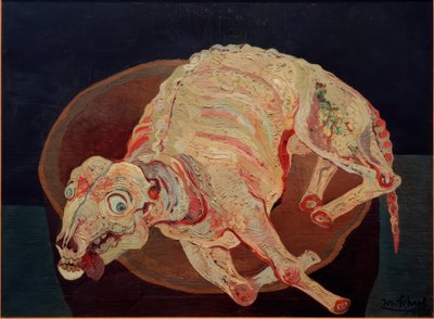 Geschlachteter Hammel von Josef Scharl