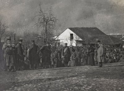 Album "Meine Weltkriegs-Erinnerungen Südwestfront (Kärnten, Italien, Südtirol) 31/03/1915-12/11/1918 - Josef Zohles Wien": Gefangene von Josef Zohles