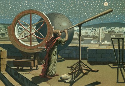 Hipparchus im Observatorium in Alexandria von Josep or Jose Planella Coromina