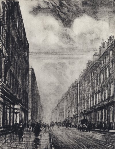 Baker Street (Lithografie) von Joseph (after) Pennell
