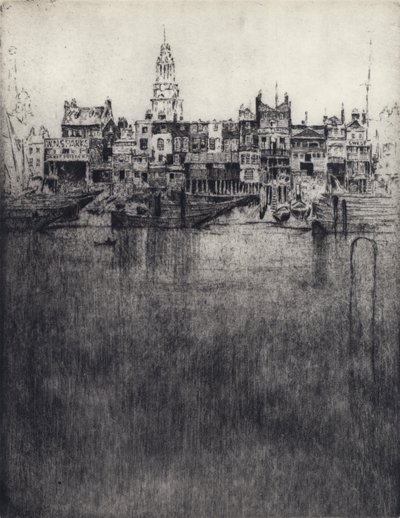 Limehouse von Joseph (after) Pennell
