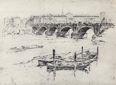 Somerset House von Joseph (after) Pennell