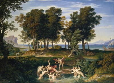 Landschaft mit der Entführung des Hylas von Joseph Anton Koch
