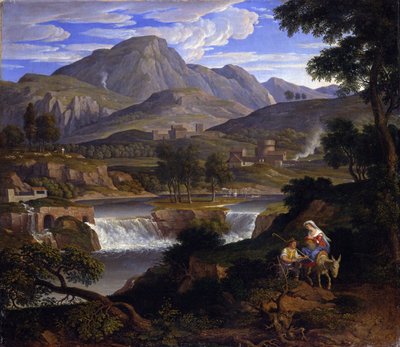 Wasserfälle bei Subiaco von Joseph Anton Koch
