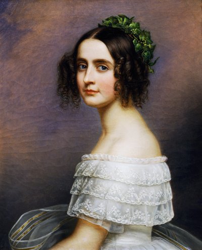 Porträt von Alexandra Amalie von Bayern von Joseph Carl Stieler