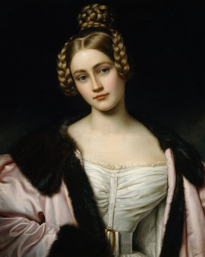 Porträt von Caroline Gräfin Holnstein (1815-59) von Joseph Carl Stieler