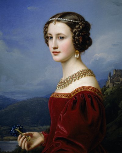 Porträt von Cornelia Vetterlein von Joseph Carl Stieler
