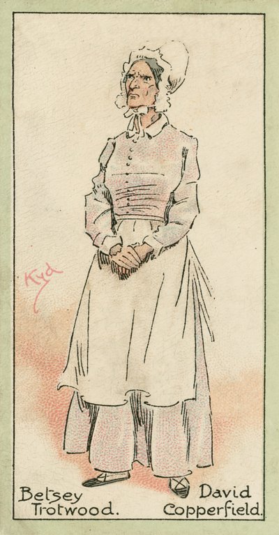 Betsey Trotwood, David Copperfield von Joseph Clayton (1856-1937) (after) Clarke