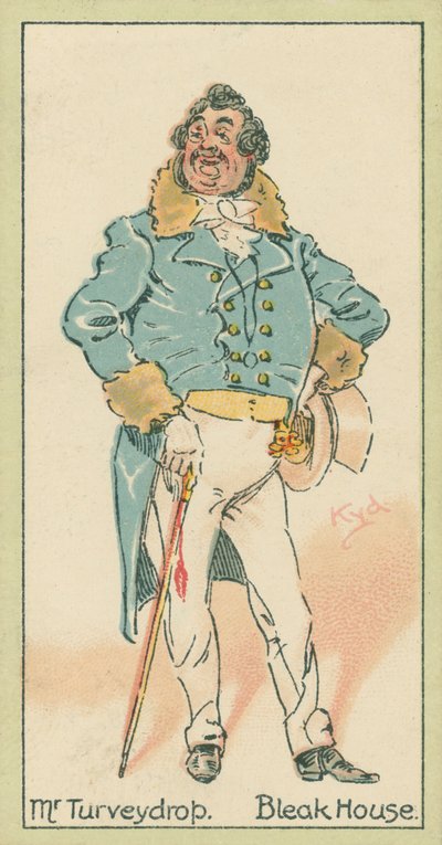 Mr. Turveydrop, Bleak House von Joseph Clayton (1856-1937) (after) Clarke