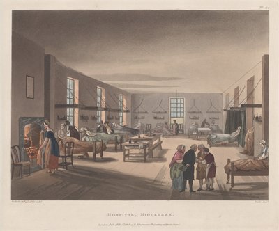 Krankenhaus, Middlesex, 1. April 1809 von Joseph Constantine Stadler
